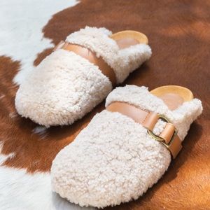 NWOT Penelope Chilvers Telluride Sherpa Mules